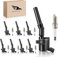 Ignition Coil Pack & Spark Plugs for Ford 6.8 F250 F350 F450 F550 Super Duty 1999-2004 Excursion 6.8
