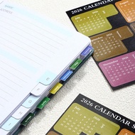 2026 Multi-Functional Sticker Planner: DIY Colorful Adhesive Notes Creative Date & Month Index Stick
