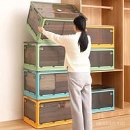 Foldable Storage Box With Lid With Wheels Plastic Crate