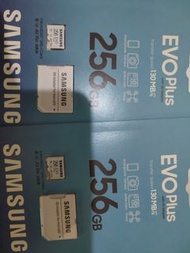全新 香港行貨 包平郵 Samsung evo plus 4k uhd 256G 256GB micro sd / tf card / 相機 手機記憶卡 MicroSD XC UHS-1 ip cam camera 三星 三叔