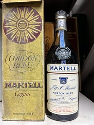 80年代初遠東代理馬爹利紅太陽藍帶martell cordon bleu 700ml