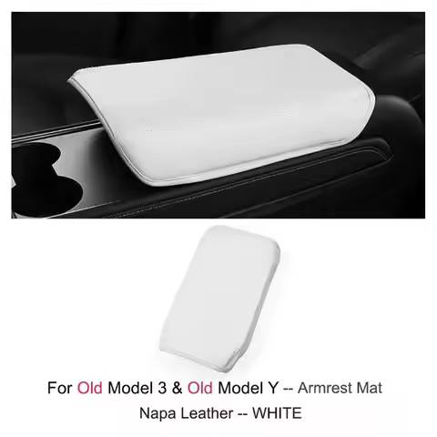 Center Console Armrest Cover for Tesla & Y 2025/2024/2023 Non-Slip Armrest Support Cushion for New/O