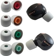 4 Pairs Silicone Earbuds Tips for Sony WF-1000XM5 Replacement Ear Tips for Sony WF-1000XM4 WF-1000XM