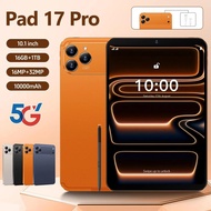 10.1 Inch Tablet pc Android 15  Dual Card 10000mAh  Snapdragon 8 Gen3 Core   Kids tablet   Case Blue