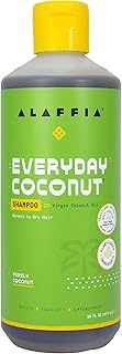 Alaffia Hair Care, Everyday Coconut Shampoo, Gentle & Hydrating Daily Cleansing, Wavy & Curly Hair P