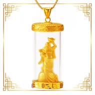 [Lucky K Gold] Gold-plated 3D Buddha Bodhisattva Mazu Pendant