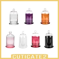 [Cuticate2] Cloche Candle Holder with Top Handle for Nuts Display