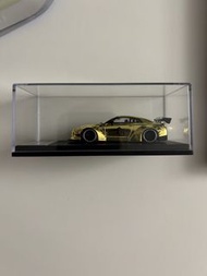 LB GTR R35 金色 模型車 1:64