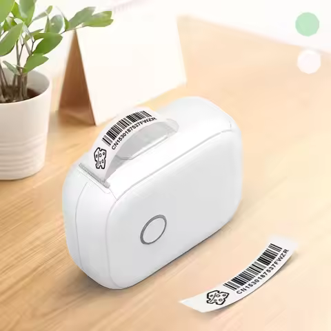 Adhesive Sticker Printer Marklife P12 Portable Label Printer Mini Labeling Machine P12 Thermal Print