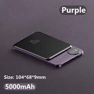 Zeallion Magsafe Powerbank không dây từ tính sạc dự phòng Cho iPhone 12 13 14 15 Pro Max Magsafe Sạc