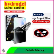 Anti-Scratch Hydrogel OPPO 78 4G/ A78 5G A79 5G Screen Protector Spy Glare Clear Blue Great Quality