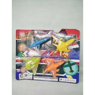 KGP 73 INDONESIAN FIGHTER PLANE TOY CONTAINS 4 PCS PLANE JET PLANE