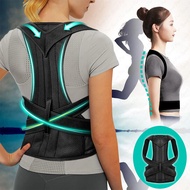 2023 New Back Brace Posture Corrector Shoulder Support Belt Women Men Improve Spine Clavicle Pain Ba