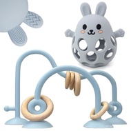 Baby High Chair Suction Toys Teething Chew - Baby Teething Toys Silicone Teethers Table Toys, Food G