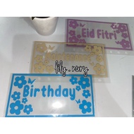 Cash Envelope Laminated A6 FLOWERS