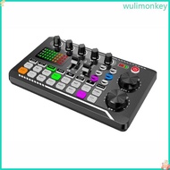 WU Interface F998 Sound Card Microphone Webcast Live Usb Sound Card