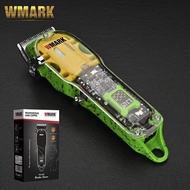 WMARK transparent hair clipper NG-408 gradient charging fader