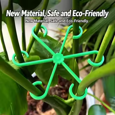 Plant Stem Support 4pce - Plant Fixing Clip, Plant Climbing Support Frame, Flower Stem Retaining Fra