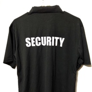 Dri-fit Polo T-Shirt with Security Wording Security Polo T Shirt Security Guard Polo Shirt Security Shirt Security Polo