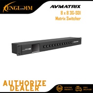 AVMATRIX MSS0811 8 x 8 3G-SDI Matrix Switcher (1 RU)