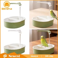 [Blesiya] Automatic Bird Bath Bird Automatic Shower Box with Perch Parrot Bathtub for Budgie