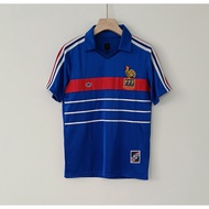 84 France Home/Training Football Jersey/Outdoor Football Jersey/Retro Jersey