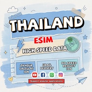 Thailand eSIM Unlimited data 4G/5G Prepaid Thailand eSIM Daily 1GB/2GB/3GB Instant 24h Email Deliver