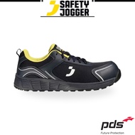SAFETY JOGGER AAK S1P ESD Low-Cut Safety Shoe, Lightweight Composite Toecap Work Shoe - Black