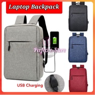 ReadyStockIn | Multifunctional Laptop Notebook Tablet Phone Backpack USB Charging Travel Unisex 平板电脑手机双肩背包