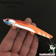 NARCISSUS 1Pcs  Fishing Lure,  Eyes Metal Hard Squid Bait, Durable Lifelike Sinking 10.5cm 35g Sea F