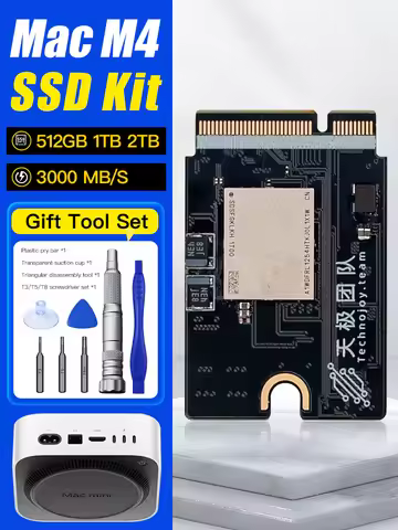 Suitable for Macmini M4 Mac expansion 1TB 2TB hard drive directly replace MINI-SSD small board