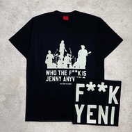 Jenny FSTVLSTkaos band - Who The Fk Is Jenny Fk Yeni Black T-Shirt Cotton Combed 24s