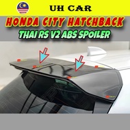 (THAI V2) Honda City GN2 Hatchback 2023 2024 Thai Rs V2 Spoiler ABS Glossy Black