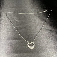 Tiffany & Co. Elsa Peretti Open Heart Pendant Necklace 銀色心形吊墜項鍊