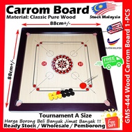 【Free Gift】Carrom Board / GMS444 Papan Carrom / Papan Kayu Carrom / Wood Carrom Board / Carrom Board