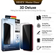 DEKEY Master Glass 3D Deluxe iPhone 18 Series Tempered Glass, Thin Edge, Anti-Smudge, Thick Case