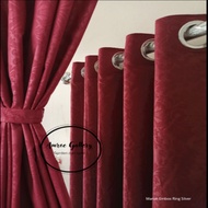 CURTAINS 180 cm HEIGHT 115 WIDTH MINIMALIST CURTAINS LIVING ROOM CURTAINS Langsir Tingkap