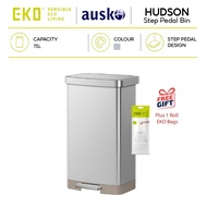 EKO | HUDSON | 75L | Pedal Dustbin | Soft Closing | Indoor Dustbin