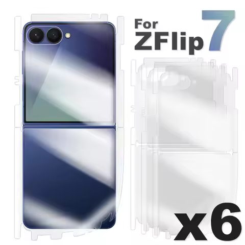 Flip7 Front Back Frame Hydrogel Film For Samsung Galaxy Z Flip 7 ZFlip7 Soft Border Side Protective 