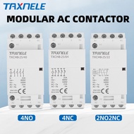 4P 16A 25A 2nc2no 4NO 4NC 220V/230V 50/60Hz Din Rail hộ gia đình AC Modular Contactor gia dụng tự độ
