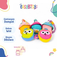 GANTUNGAN Easy Bitsy - Keychain Owl Wallet - OWL