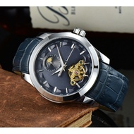 2026 Fashion Sports 2024 Men's Belt Mechanical Product Men's Automatic Flywheel Watch Tell Watch 2ee