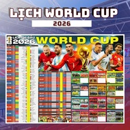World Cup 2026 Football Match Schedule, World Cup 2026 Football Match Schedule wall sticker