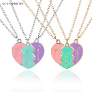 on  Best Friend Necklaces For 3 Matching Heart Pendant Magnetic Bff Friendship Necklace n