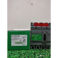 Mccb Breaker Schneider Electric EZC100N 4P 60A 4pole 60 A EZC100N4060