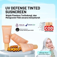 Amura UV Defense Tinted Sunscreen SPF 40 PA+++ - Anti-Aging Sunscreen for Dark Spots & Wrinkles Hybr