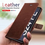 Flip Cover Leather Phone Case For Samsung Galaxy S24 FE Case Book Stand Protection Cover Case Smsung
