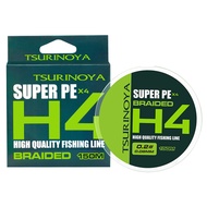 [Mldp] tsurinoya 0.2/0.4/0.6 #150M 4 srtrand dây bện PE dây câu 4-8lb linha dây cuộn pesca cá hồi tr