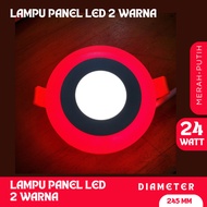 MERAH INBOUW LED DOWNLIGHT WHITE-RED 18 WATT+ 6 WATT 24 WATT 2 COLORS