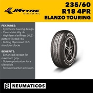 Tyre JK 235/60 R18 4PR Elanzo Touring S Car Tubeless Tires, Made in India 235-60 Tires,